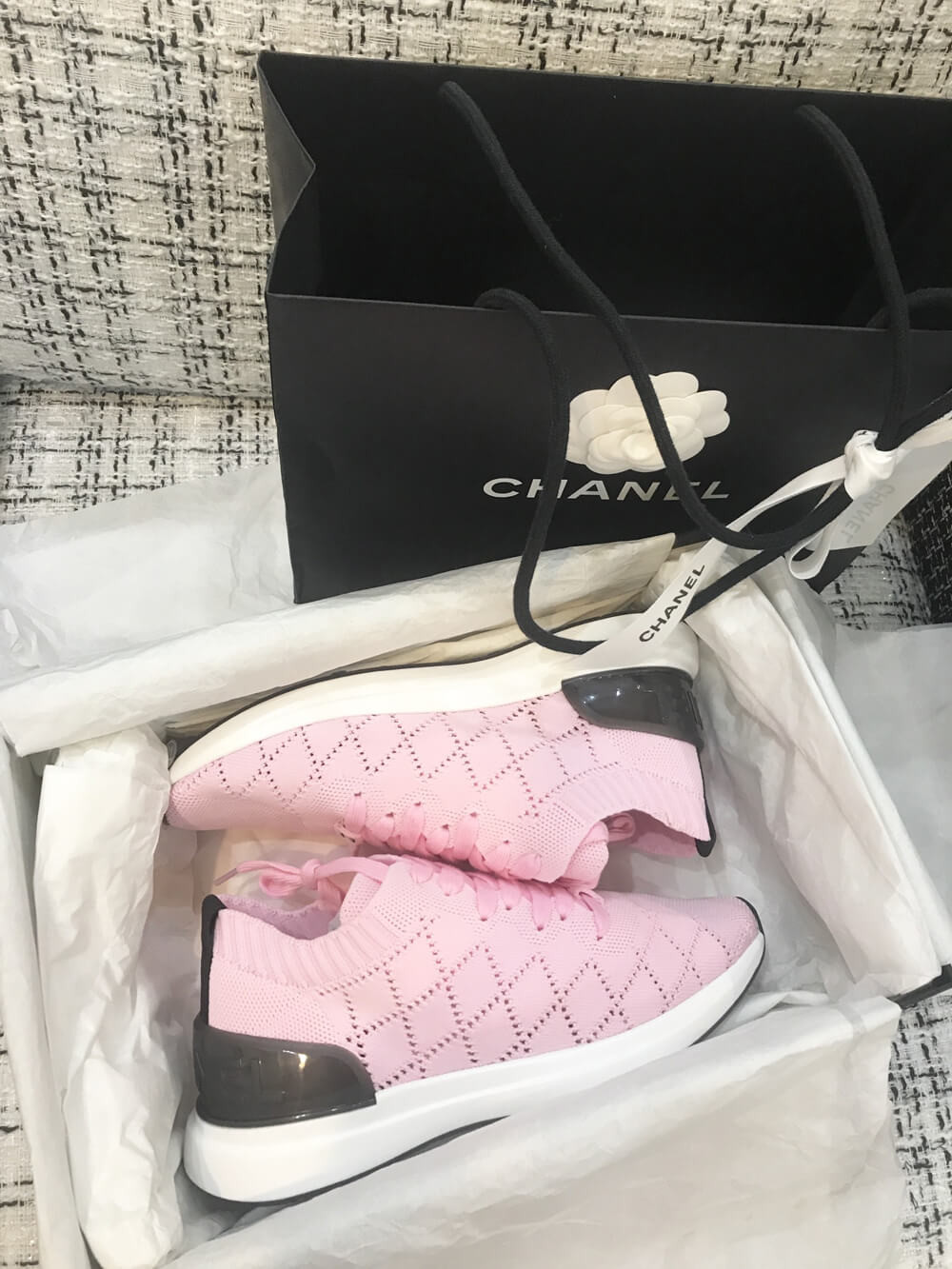 Chanel Mixed Fibers Sneakers G35549