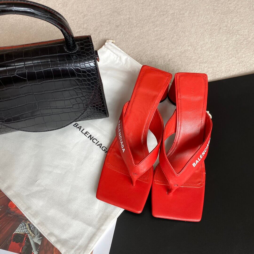 Balenciaga Logo T-bar sandals 434344