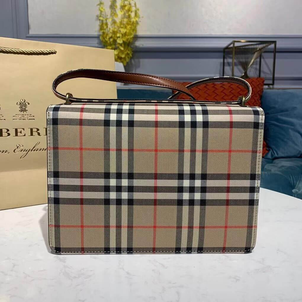 Burberry The Vintage Check D-Ring Bag 80105851
