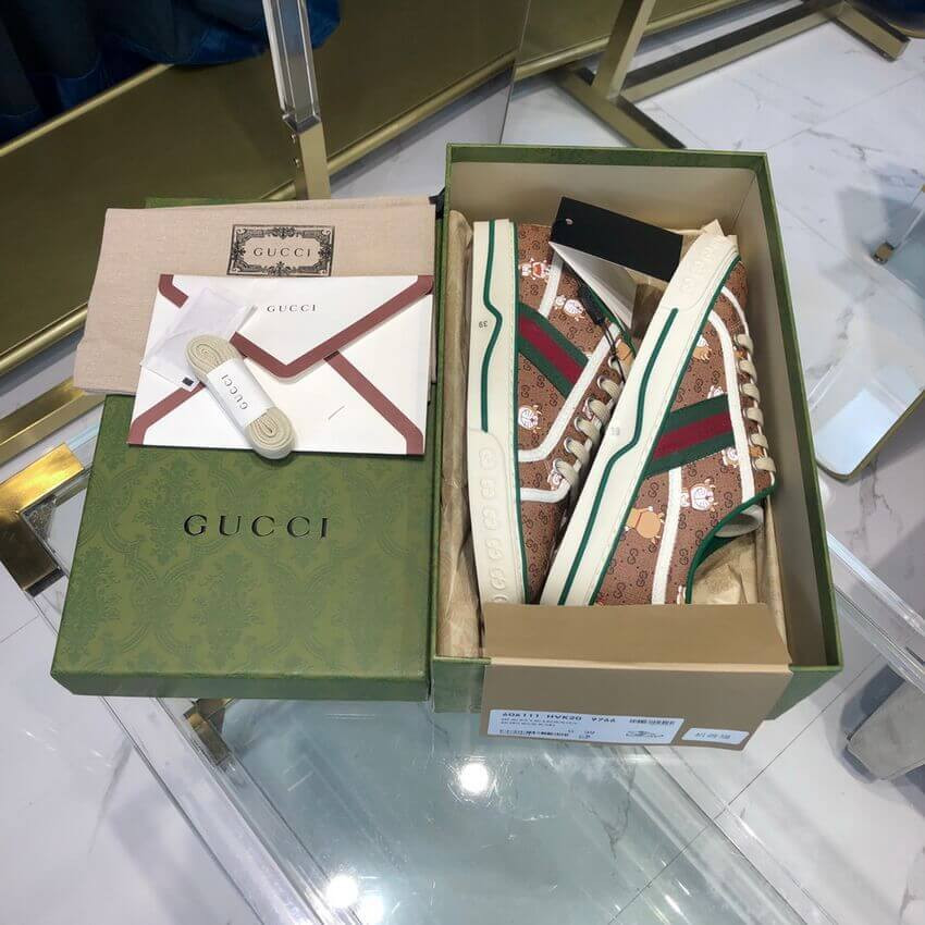 Doraemon x Gucci Tennis 1977 Sneaker