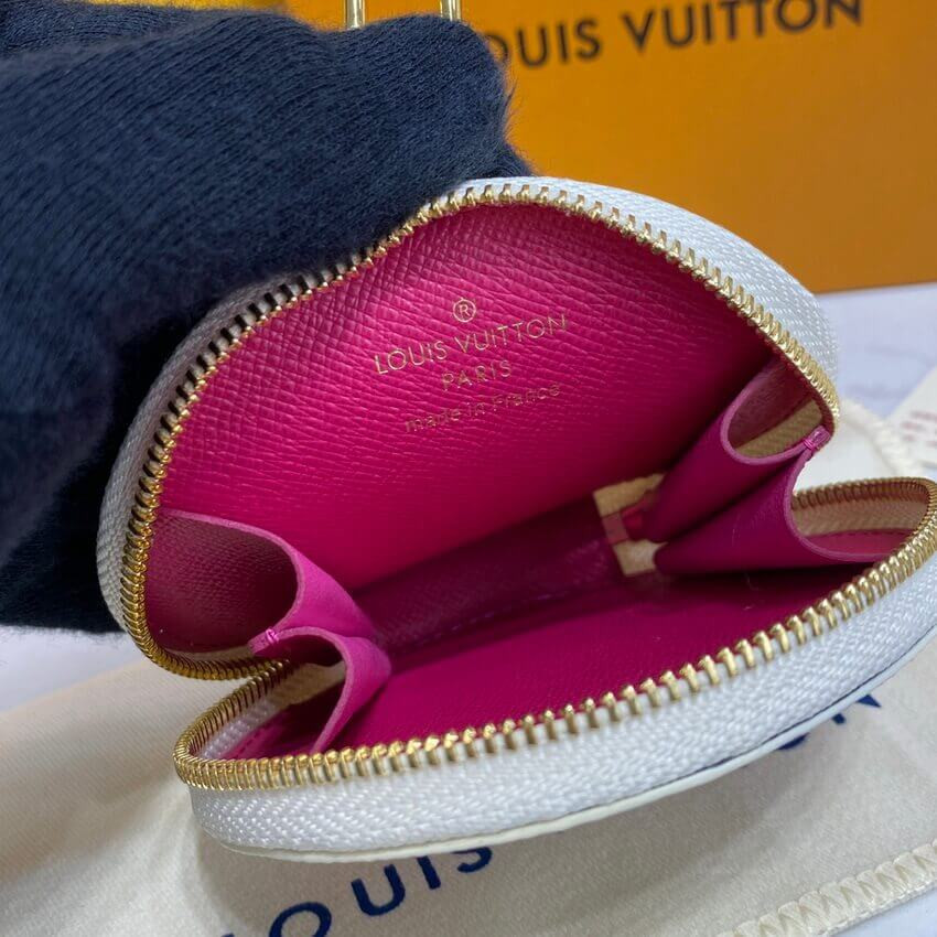 Louis Vuitton Damier Azur Round Coin Purse N60493