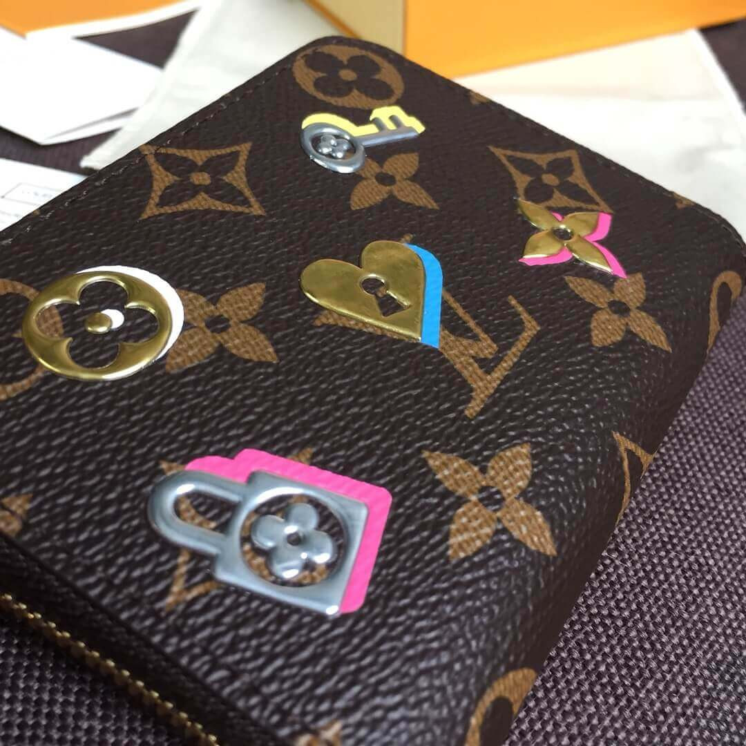 Louis Vuitton Monogram Canvas Love Lock Zippy Coin Purse M64118