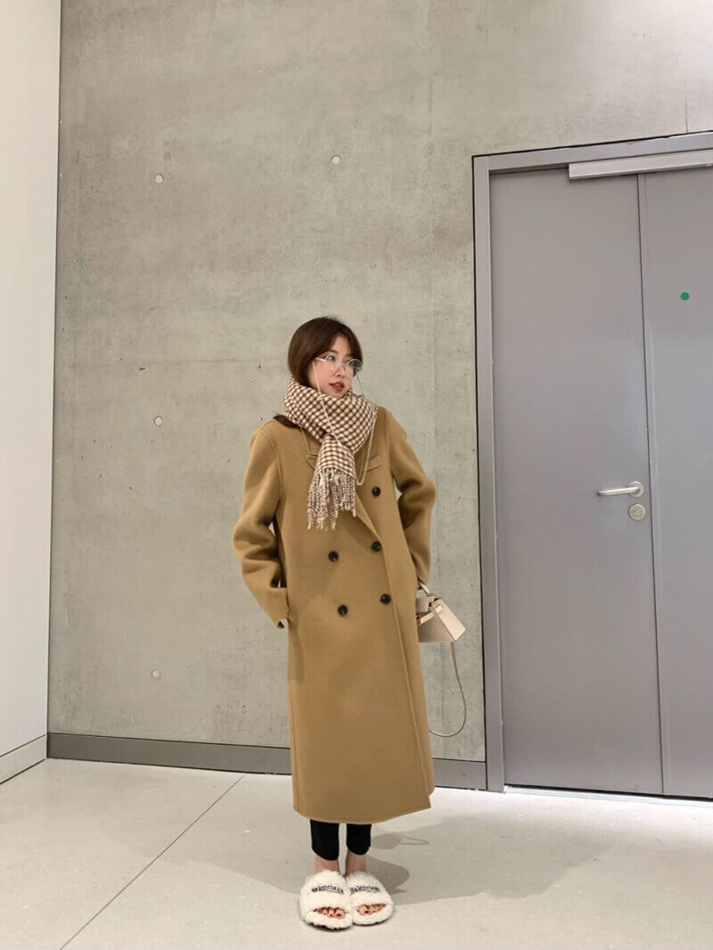 Fendi Cream Wool And Cashmere Scarf FXT334