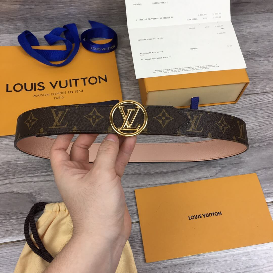Louis Vuitton Circle 35mm Reversible Belt M0143U