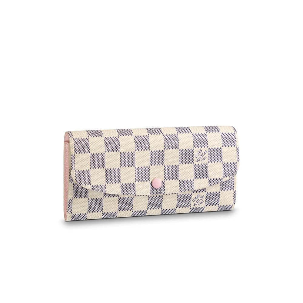 Louis Vuitton Damier Azur Canvas Emilie Wallet N41625