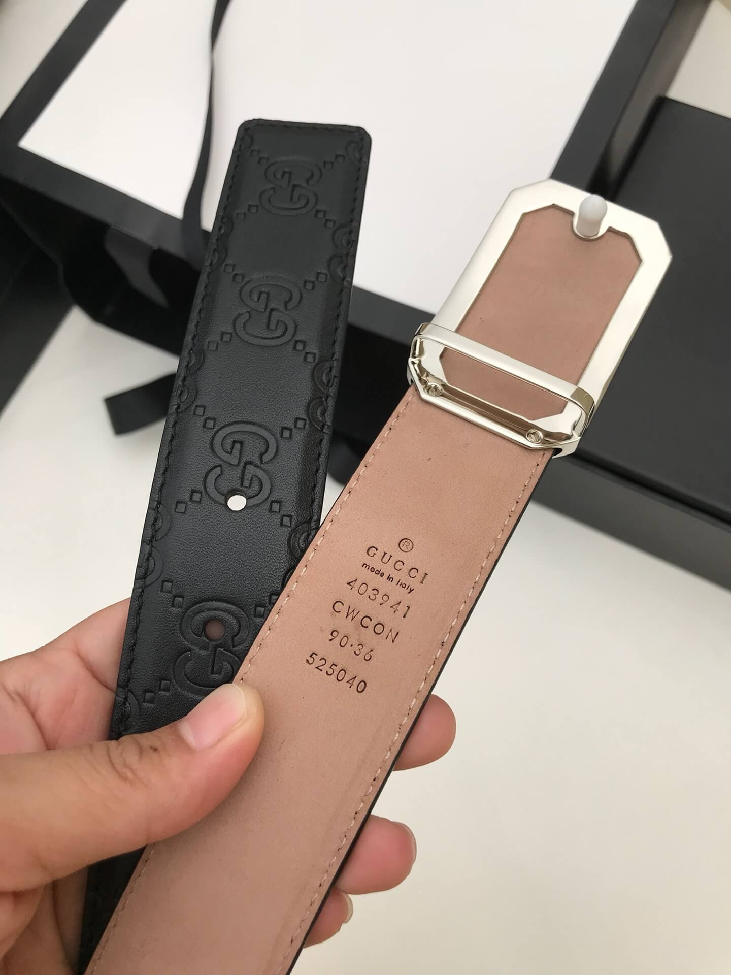 Gucci Signature Leather Belt 403941