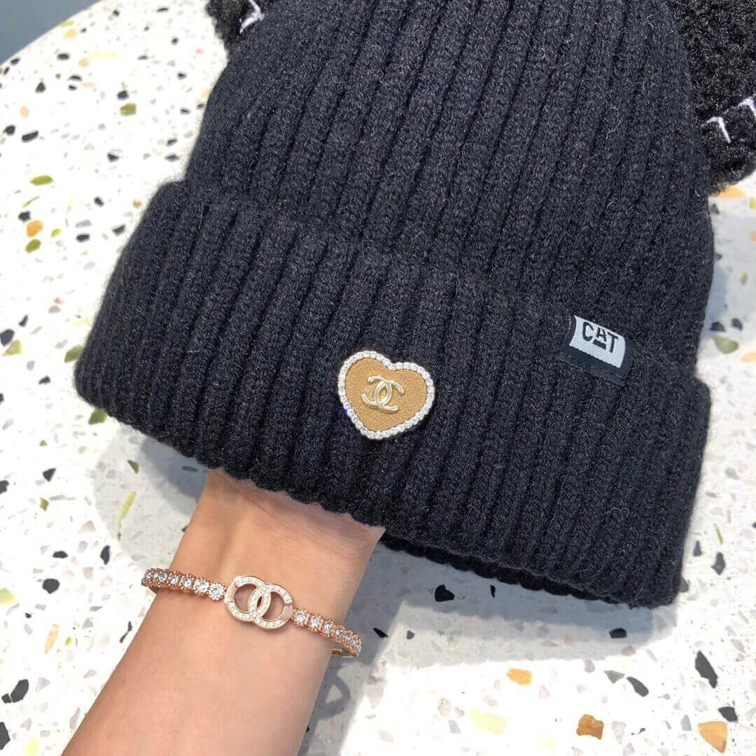 Chanel Cat Ears Wool Hat D016