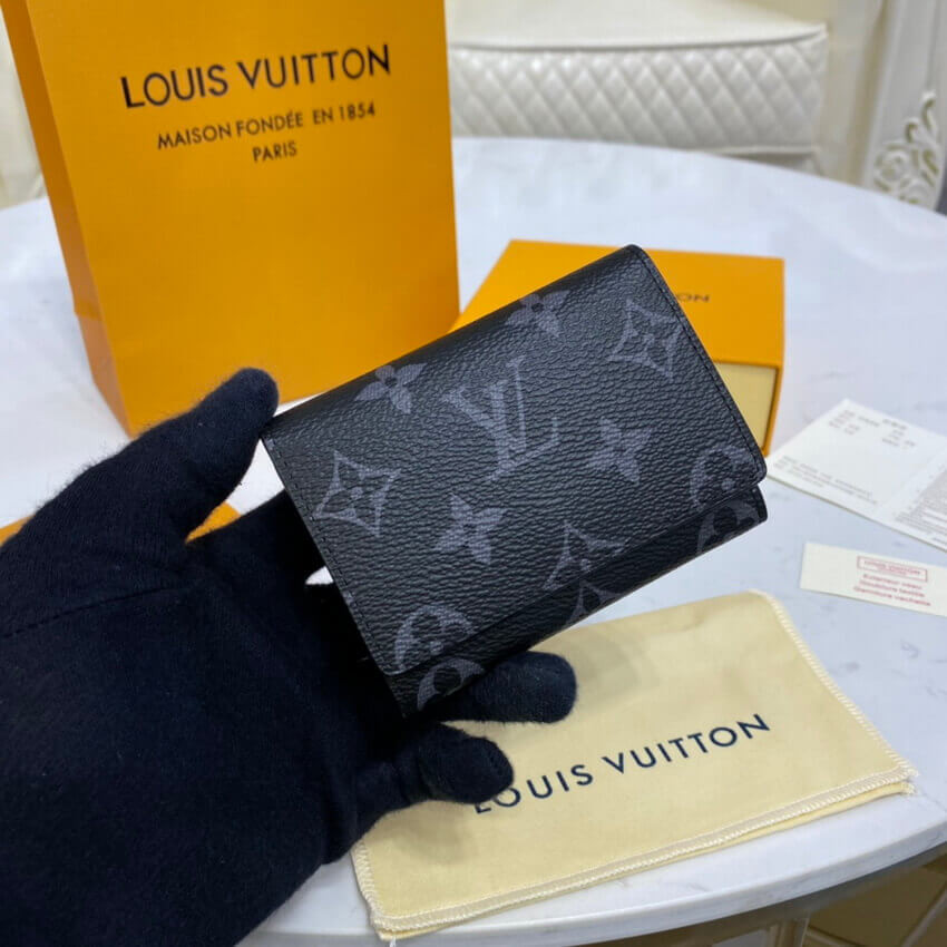 Louis Vuitton Monogram Eclipse Enveloppe Carte De Visite