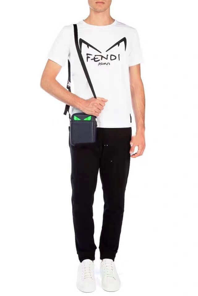 Fendi Small Leather Messenger Bag 7VA456