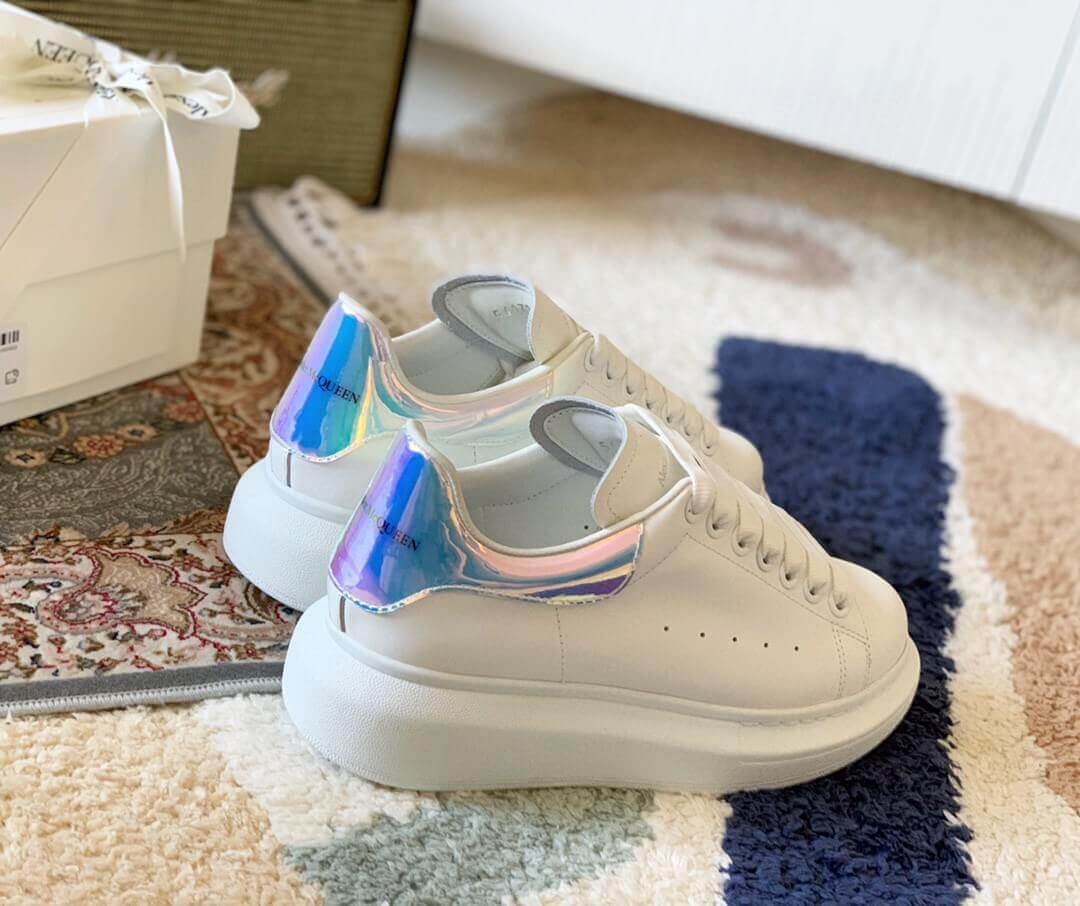 Alexander McQueen Oversized Sneaker With Iridescent 5617