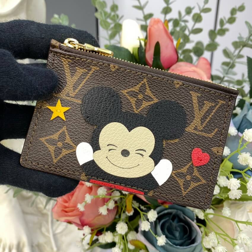 Louis Vuitton Mickey Mouse Coin & Card Holder