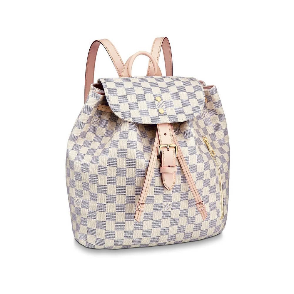 Louis Vuitton Damier Azur Canvas Sperone Backpack N41578