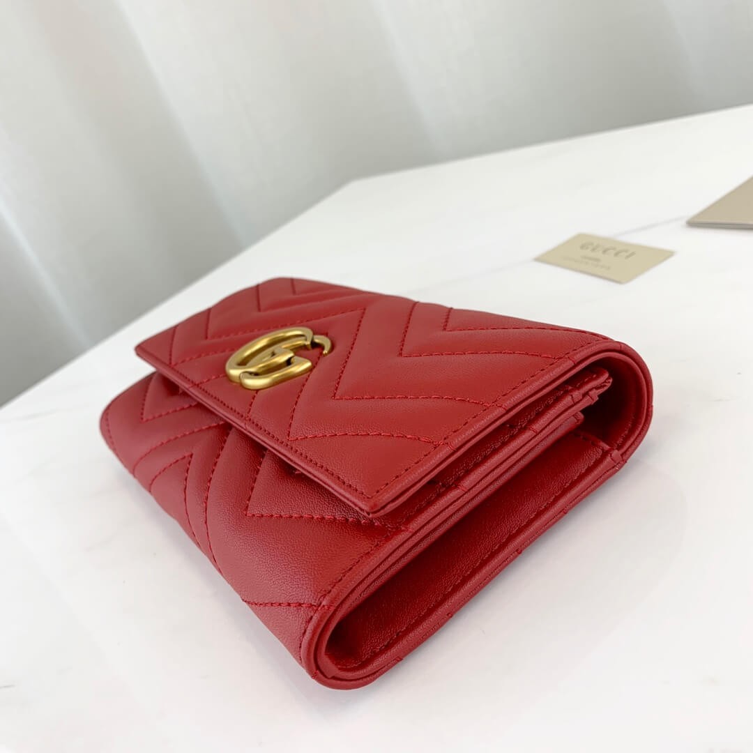 Gucci GG Marmont Continental Wallet 443436