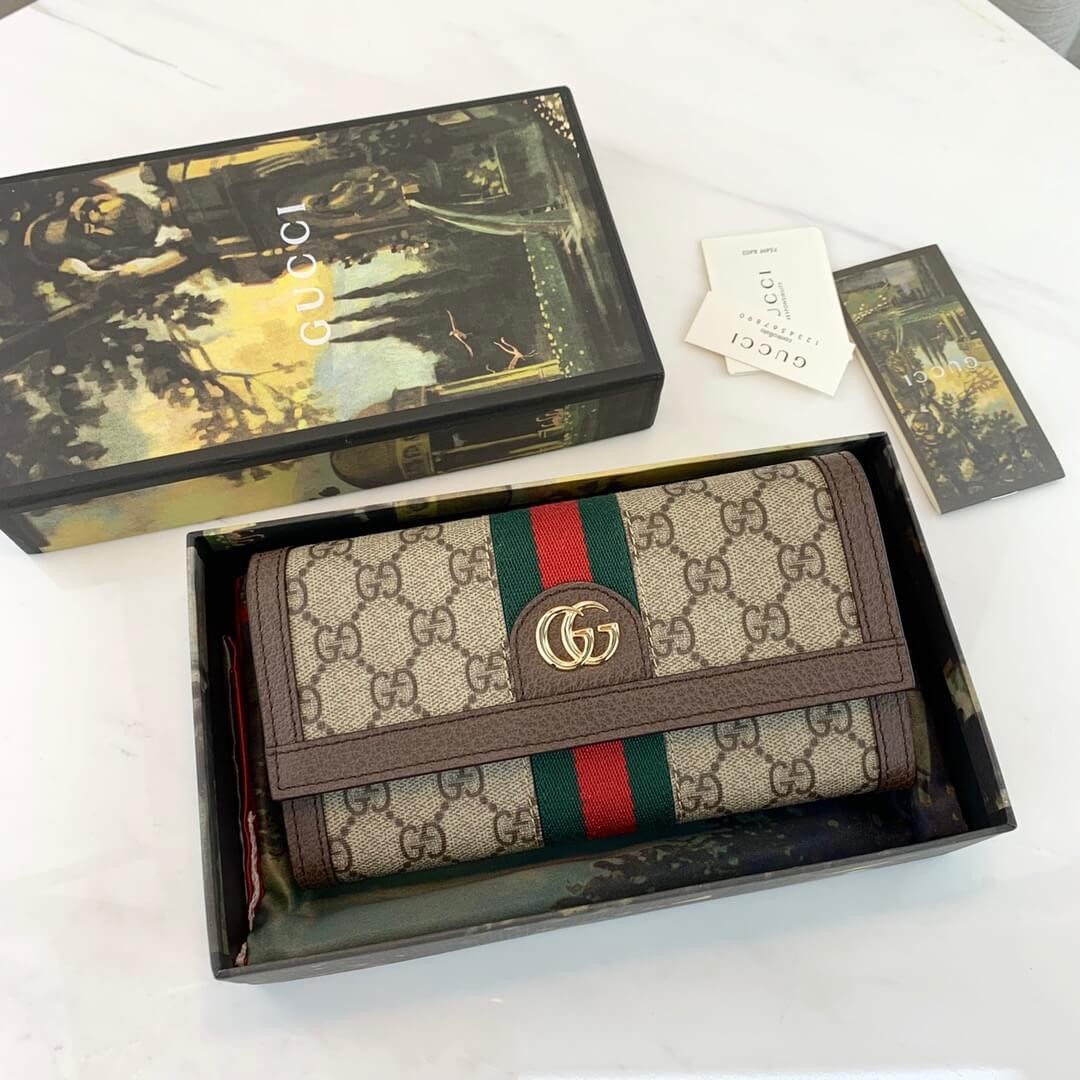 Gucci Ophidia GG Continental Wallet 523153