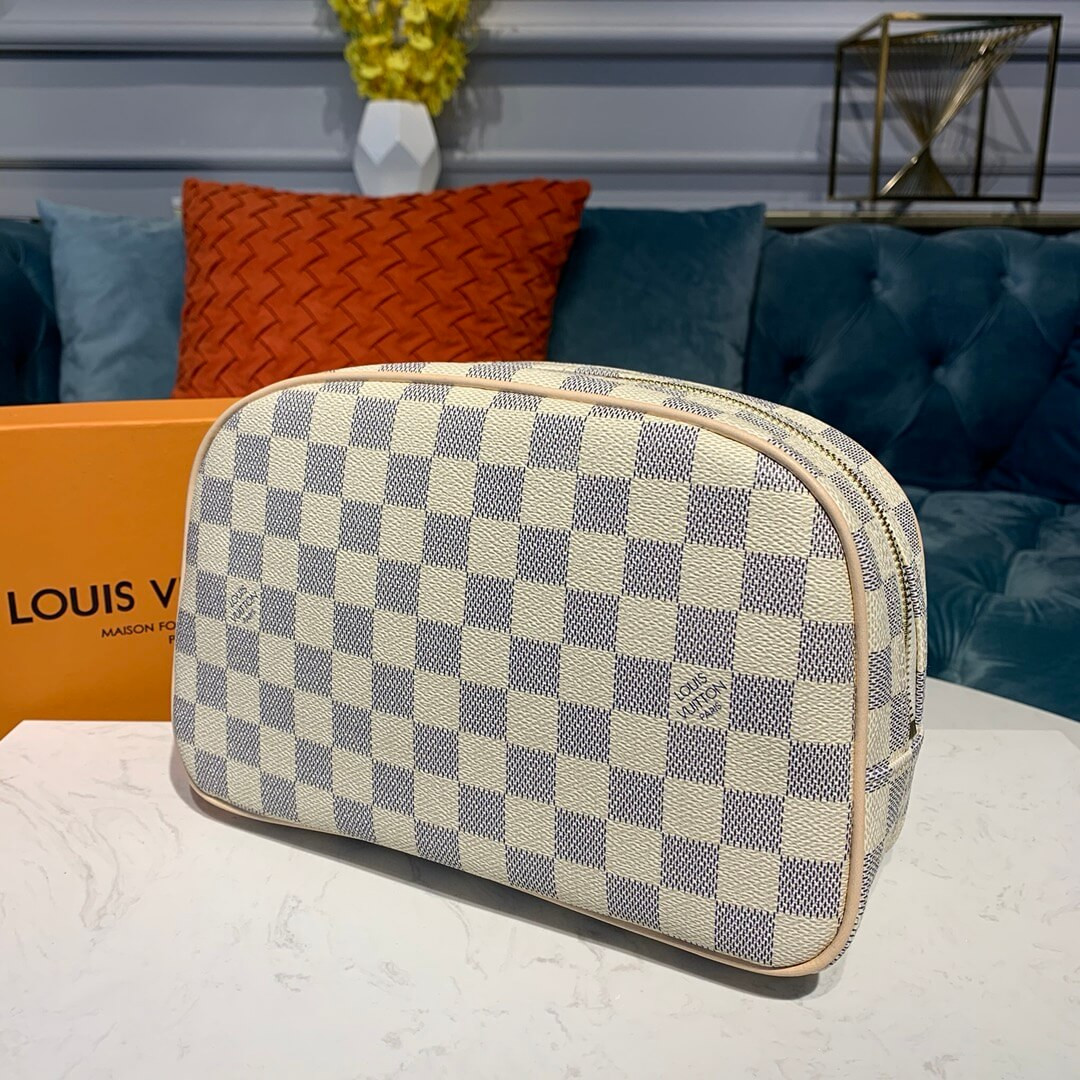 Louis Vuitton Damier Azur Canvas Toiletry Bag 25 N41420