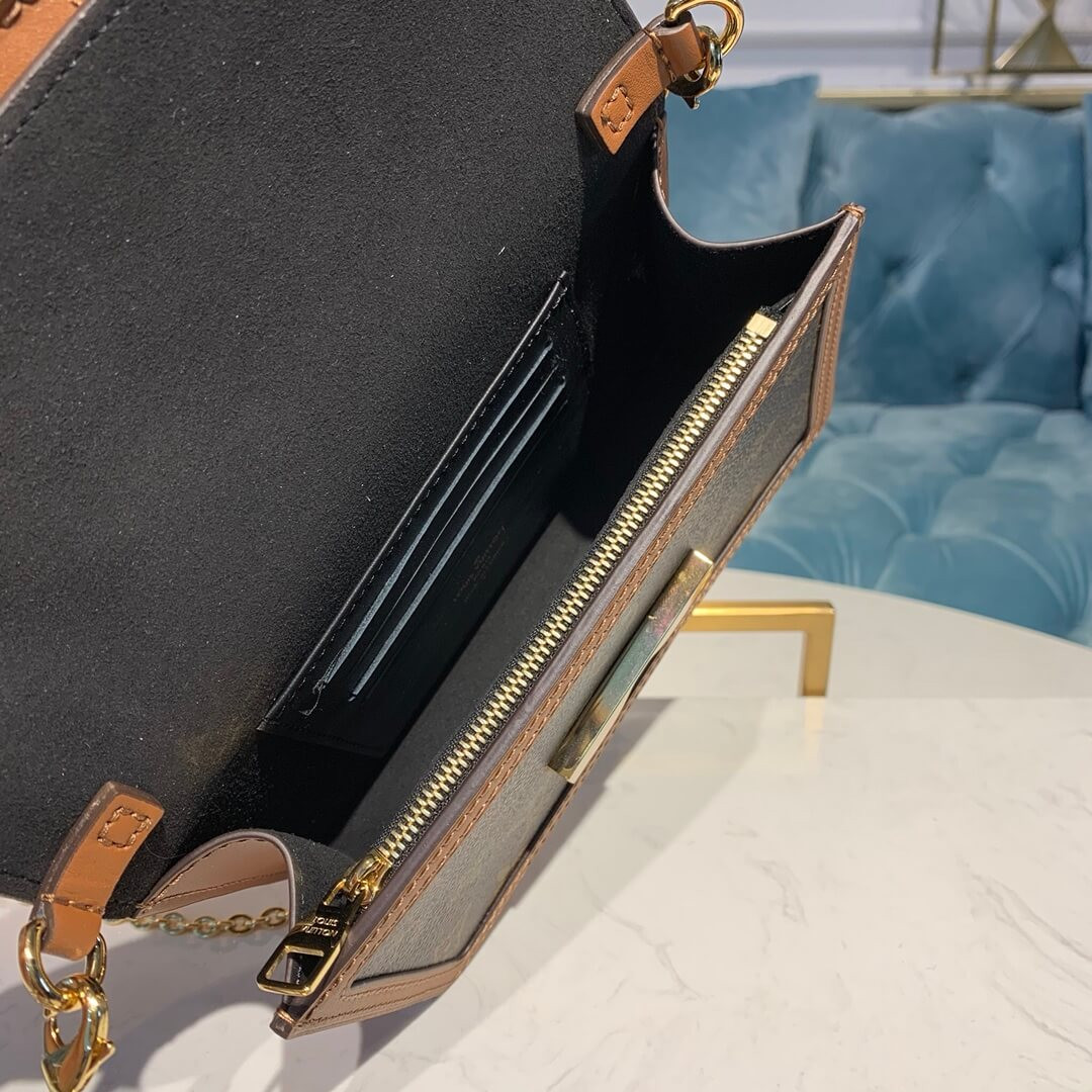 Louis Vuitton Monogram Canvas Dauphine Chain Wallet M68746