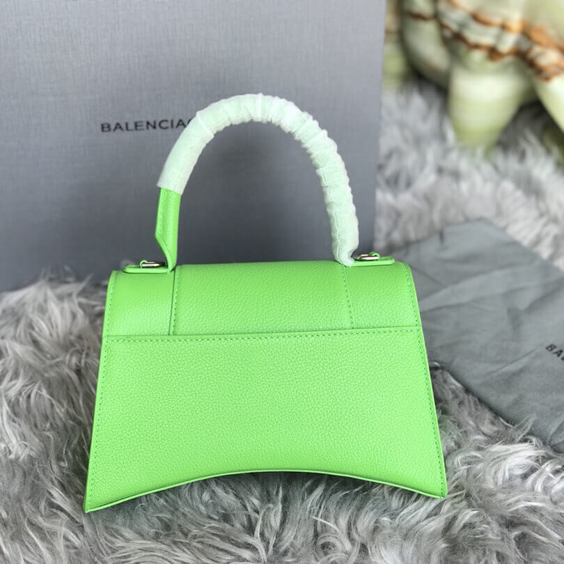 Balenciaga Hourglass S Textured-Leather Tote