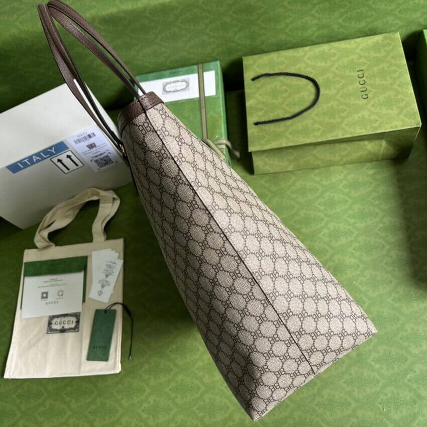 Balenciaga x Gucci Hacker Large Tote Bag 680127 Beige