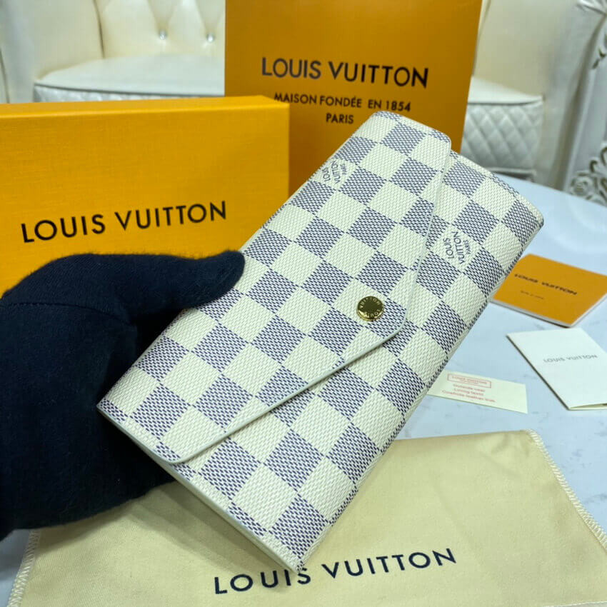 Louis Vuitton Damier Azur Sarah WalletN63208