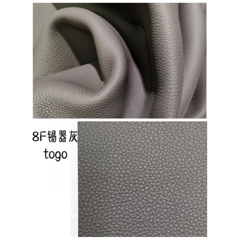 Hermes makes exclusive leather Togo calfskin: gray line