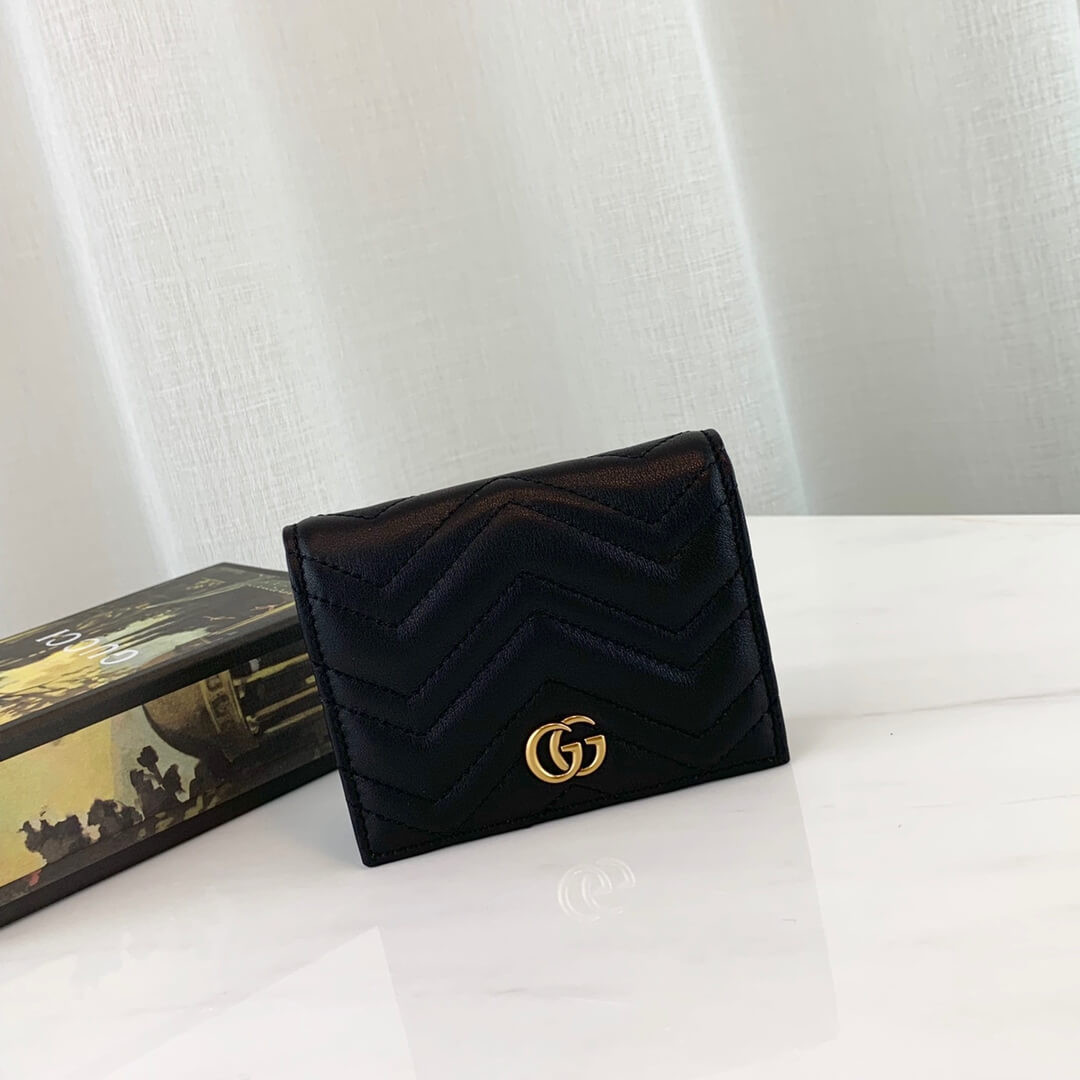 Gucci GG Marmont Card Case Wallet 466492
