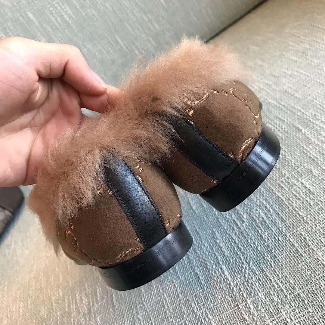 Gucci Princetown GG Velvet loafer 448656