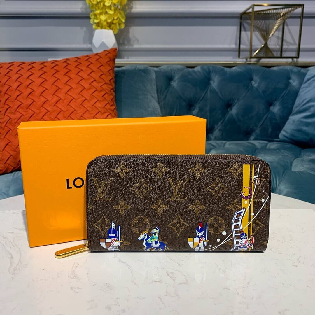 Louis Vuitton Troy Print Zippy Wallet M60017