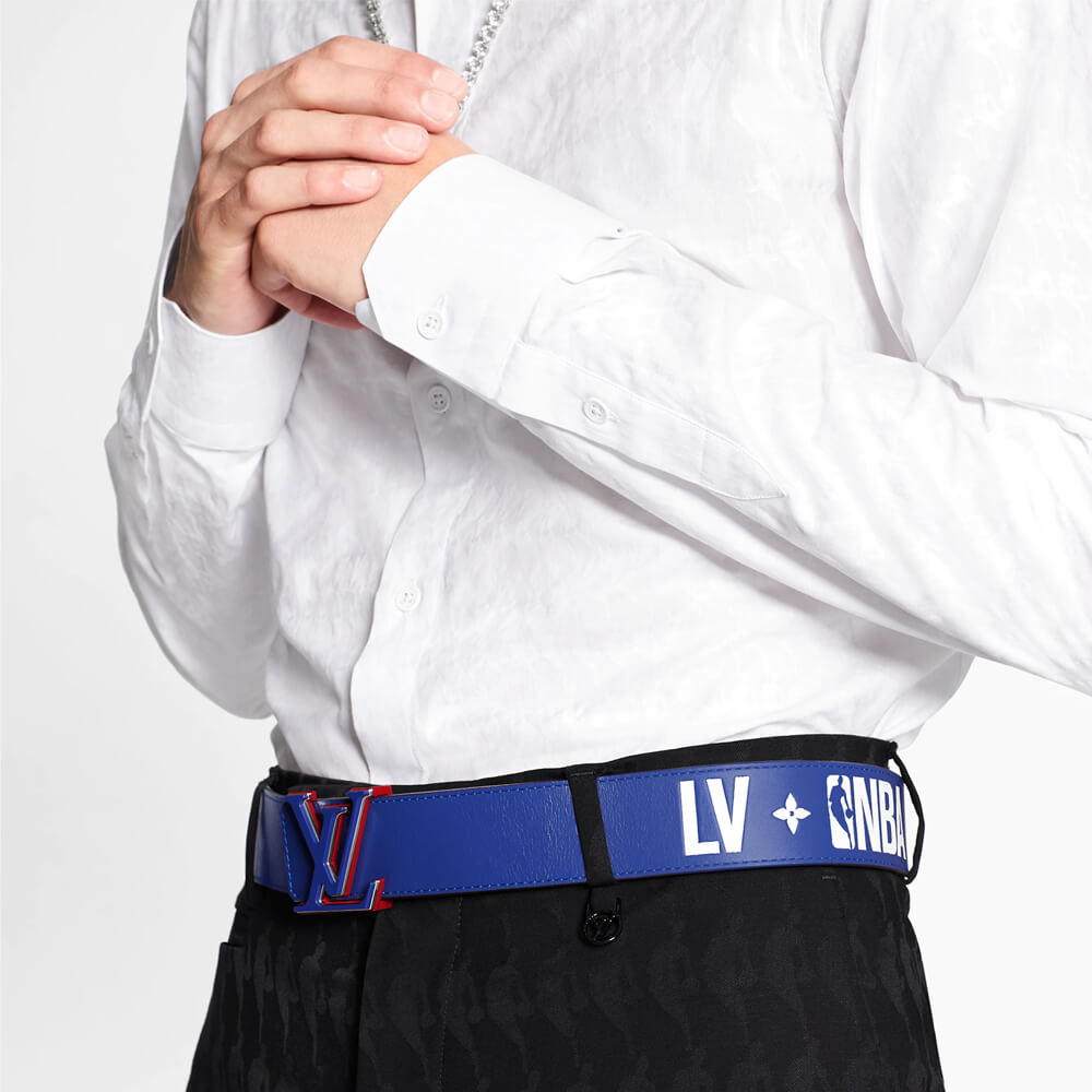 LV x NBA LV 3 Steps 40MM Reversible Belt MP278V
