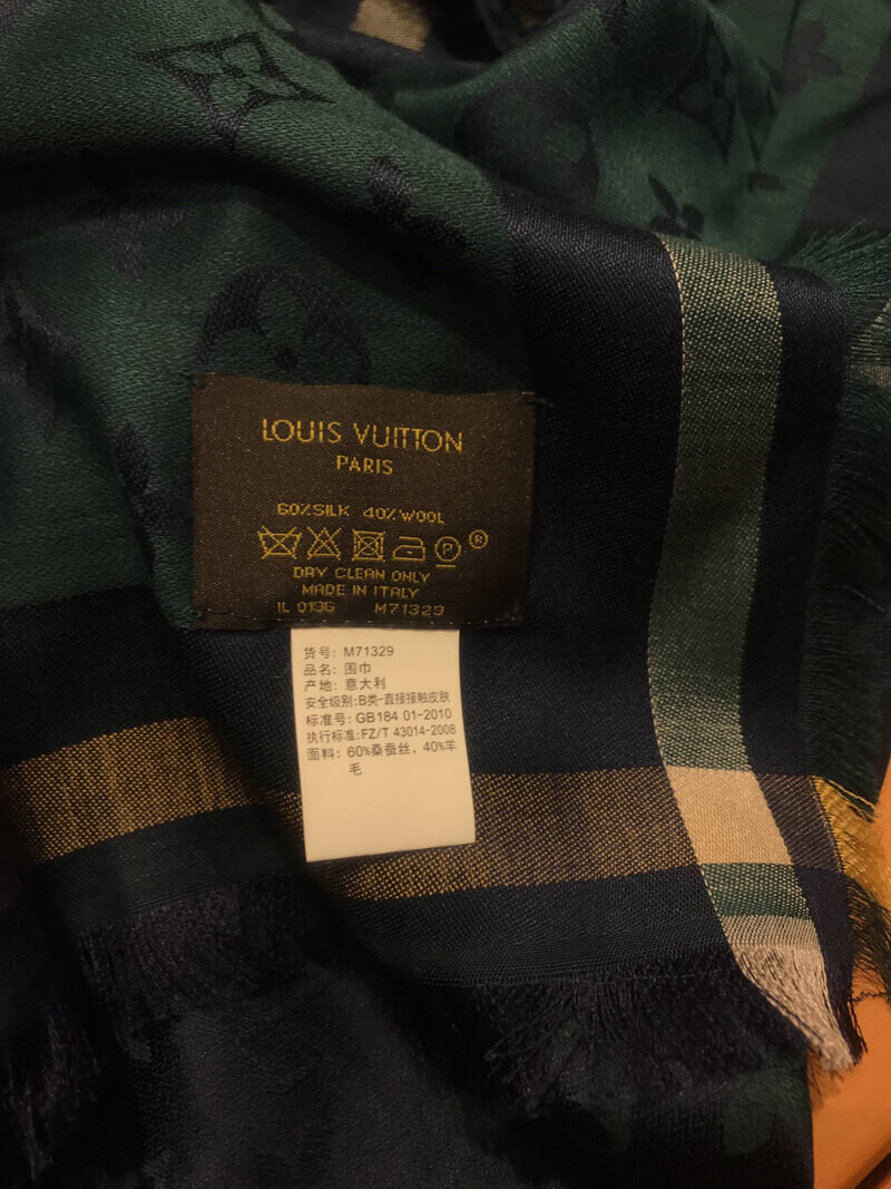 Louis Vuitton Monogram Shine Shawl 3505