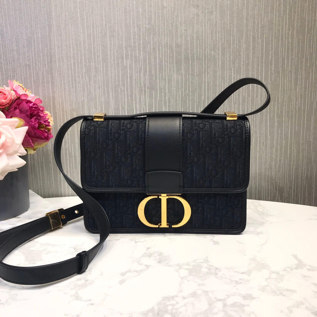 Christian Dior 30 Montaigne Bag Oblique Jacquard M9203