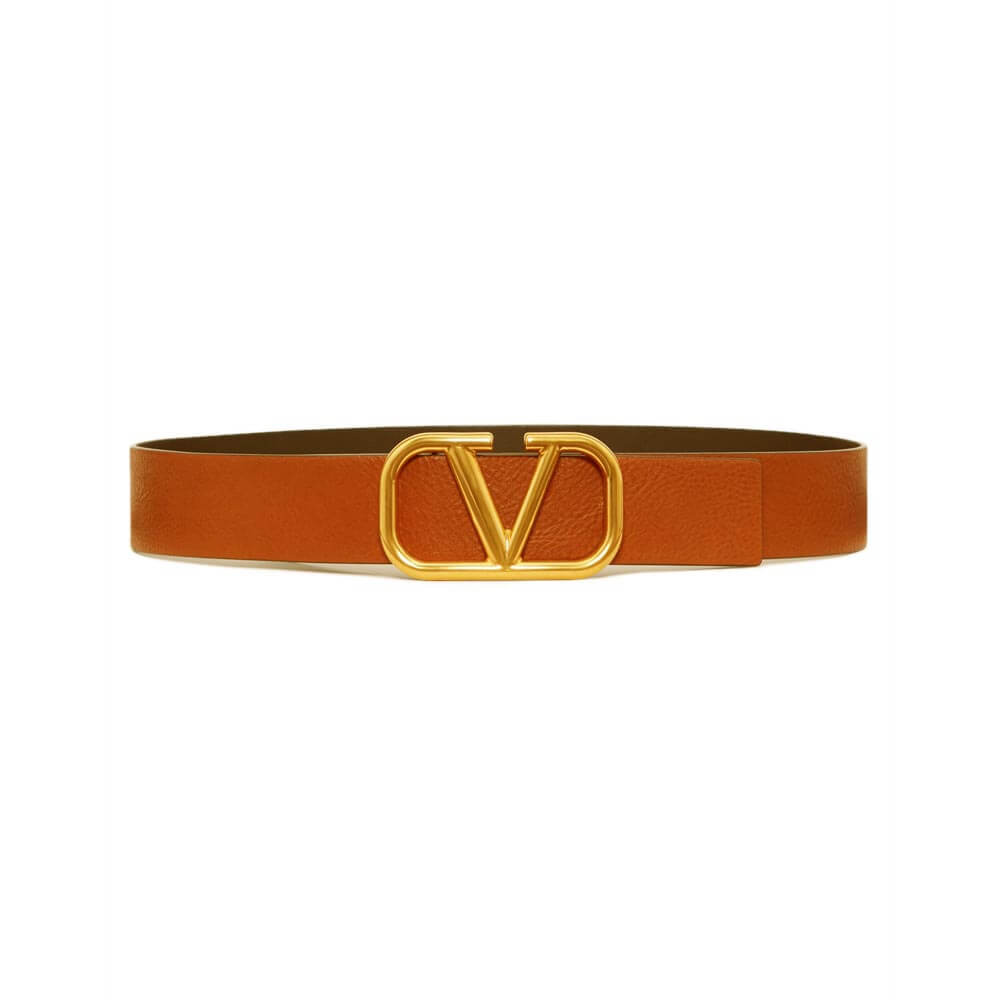 Valentino Garavani VLOGO Belt In Vachetta Leather 0010