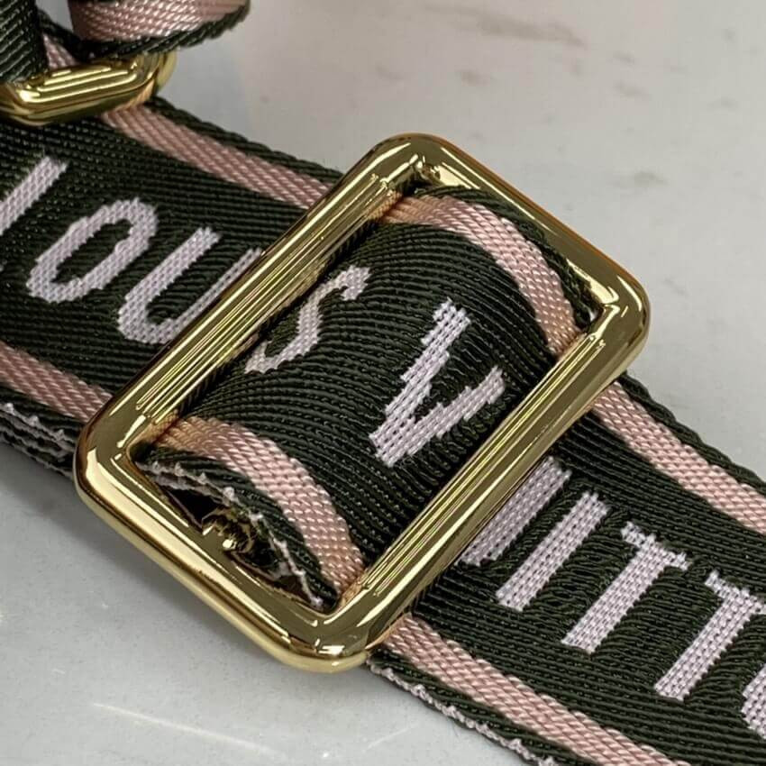 Louis Vuitton Pochette Bandouliere Multi Strap J02487 Khaki&Pink