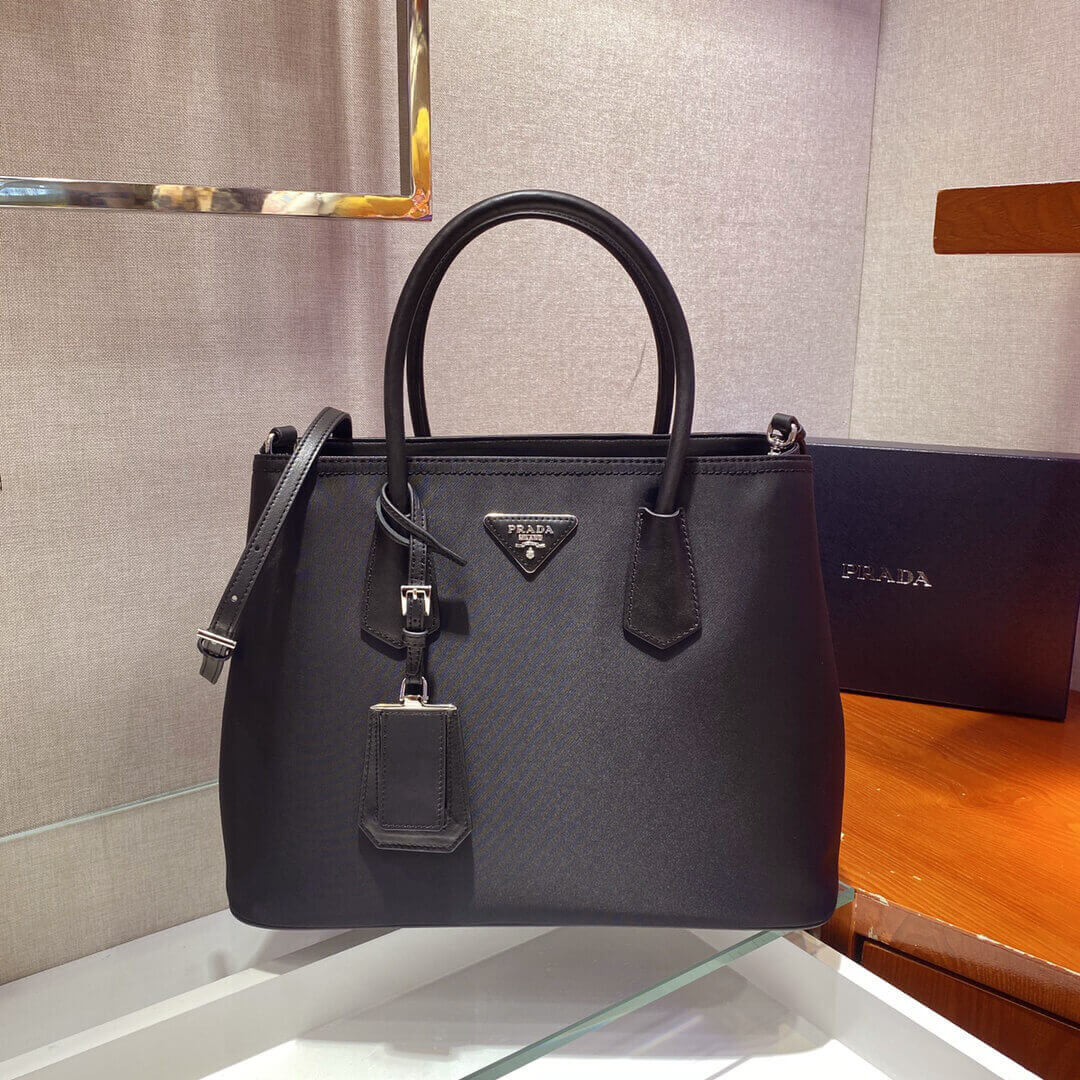 Prada Double Nylon And Saffiano Leather Bag 1BG775