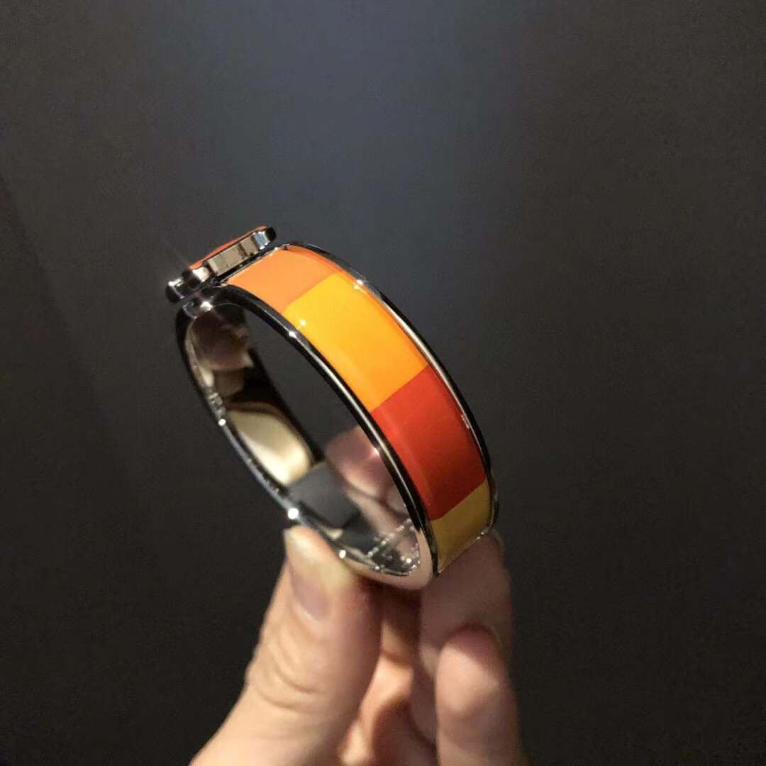 Hermes Narrow Rainbow Clic Clac H Bracelet