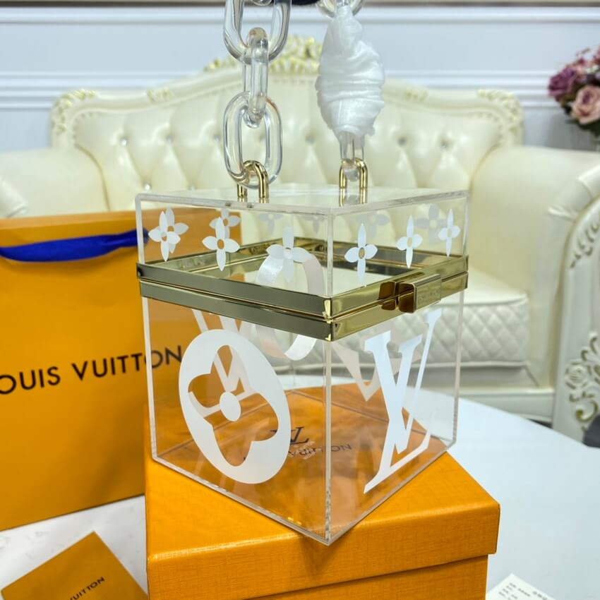 Louis Vuitton Cube Scott Box in Transparent GI0488