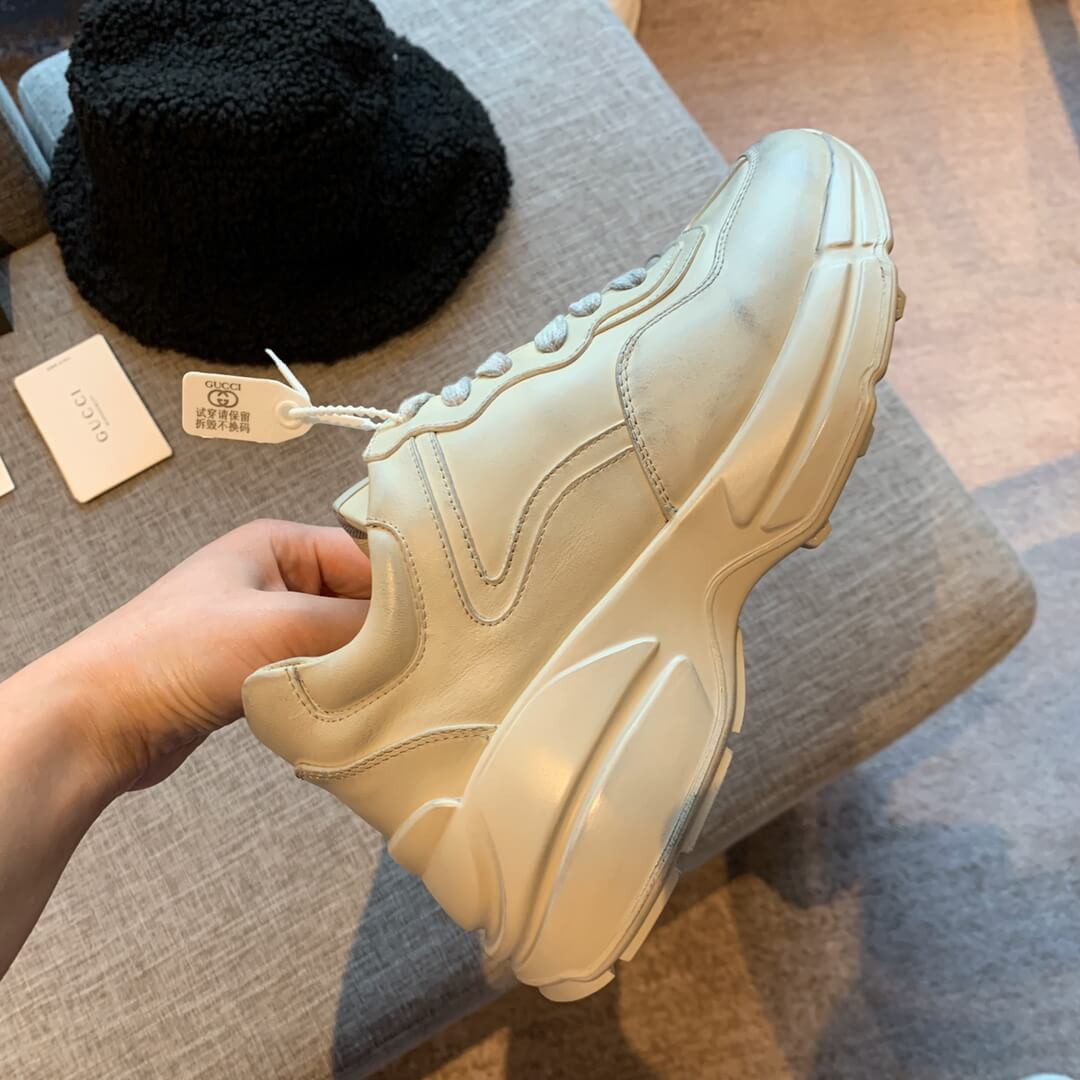 Gucci Rhyton Dirt Leather Sneaker 550046