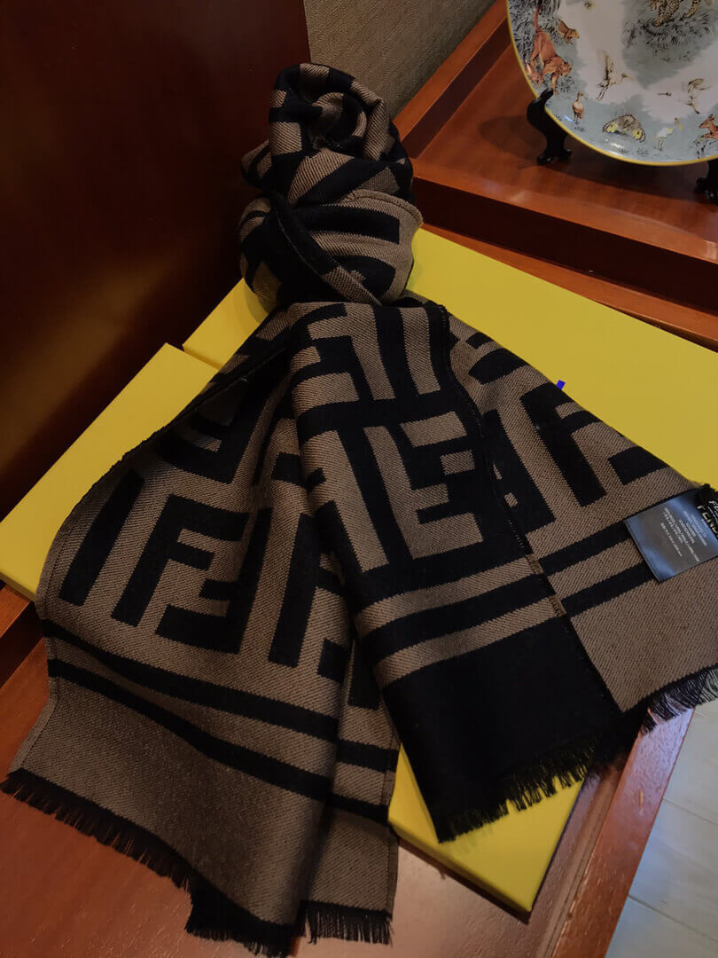 Fendi Cashmere FF Scarf 259A