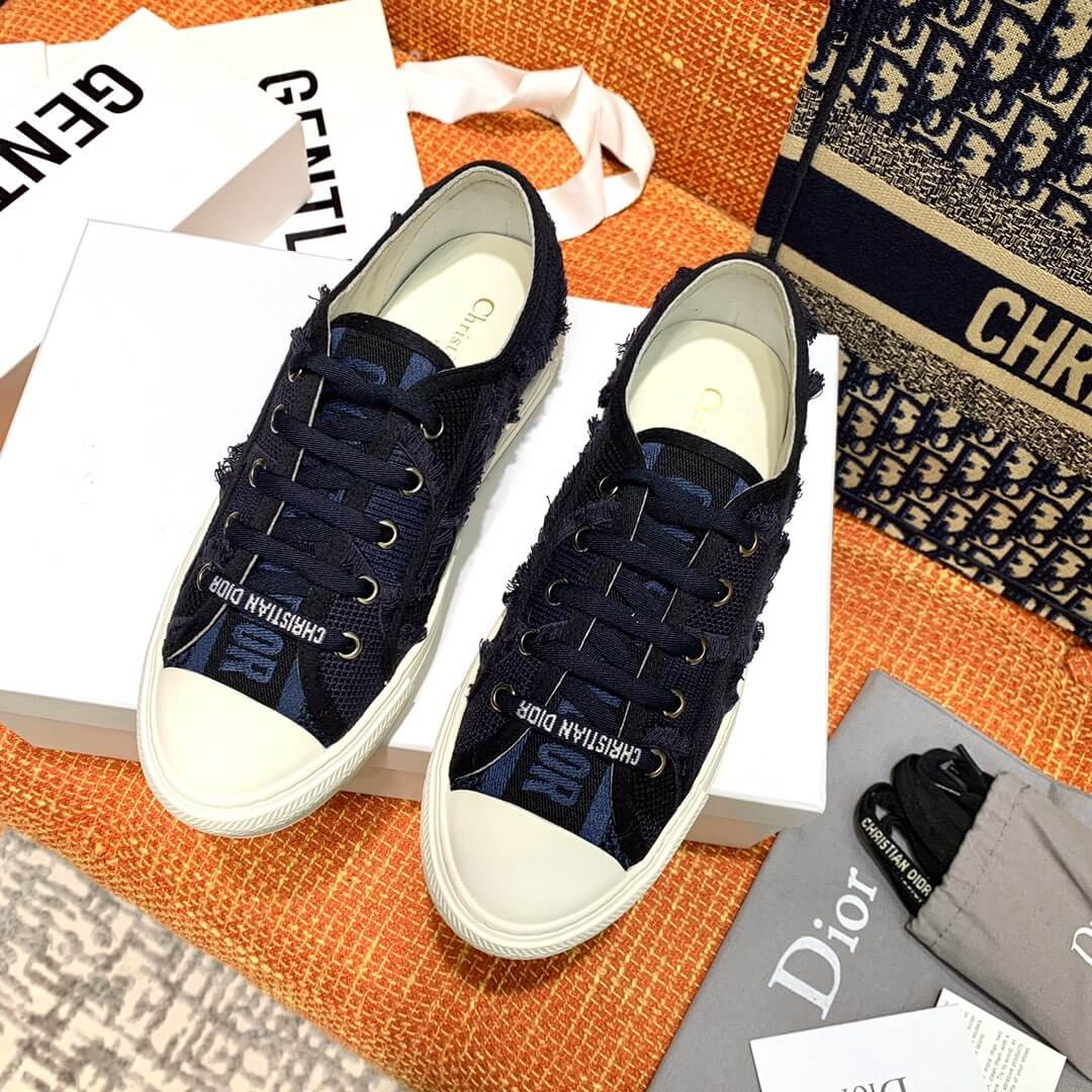 Christian Dior WalkNDior Sneaker In Embroidered Cotton 21187