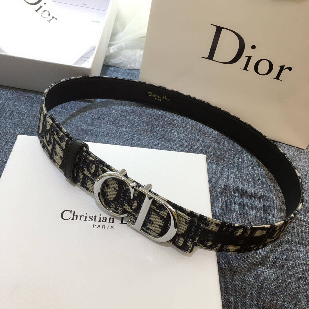 Christian Dior Saddle Dior Oblique 30mm Belt B0041