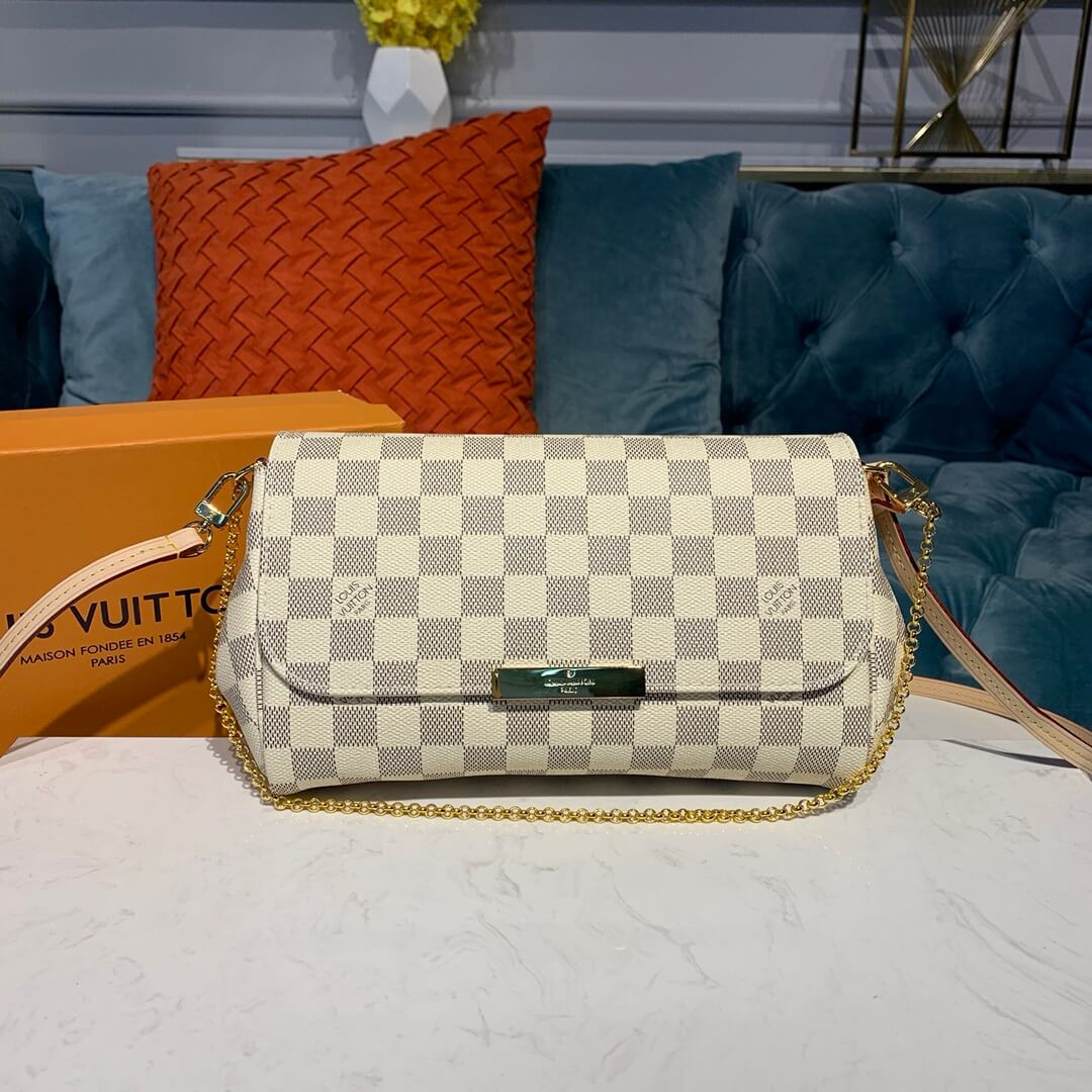 Louis Vuitton Damier Azur Canvas Favorite MM N41275