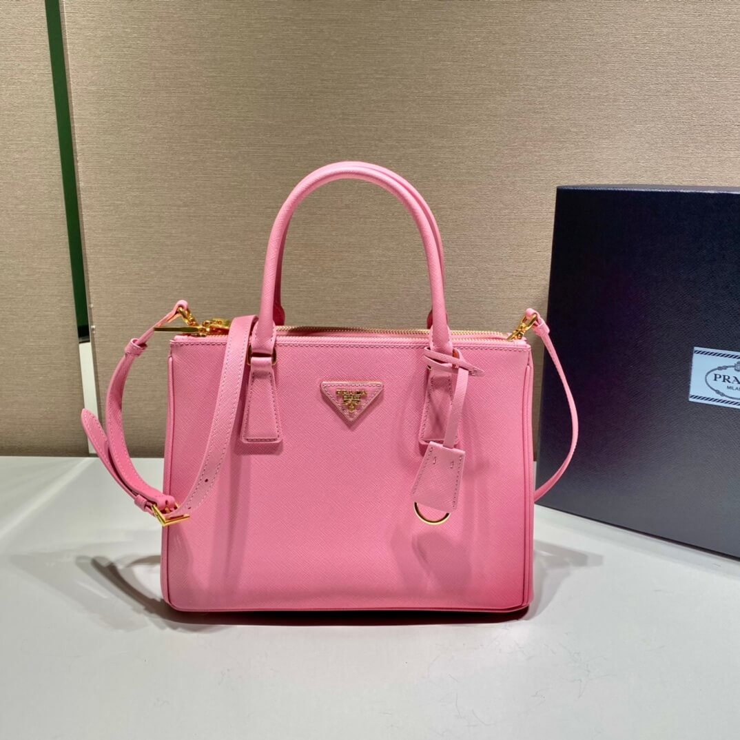 Prada Galleria Nude Medium Saffiano Leather Bag 1BA863