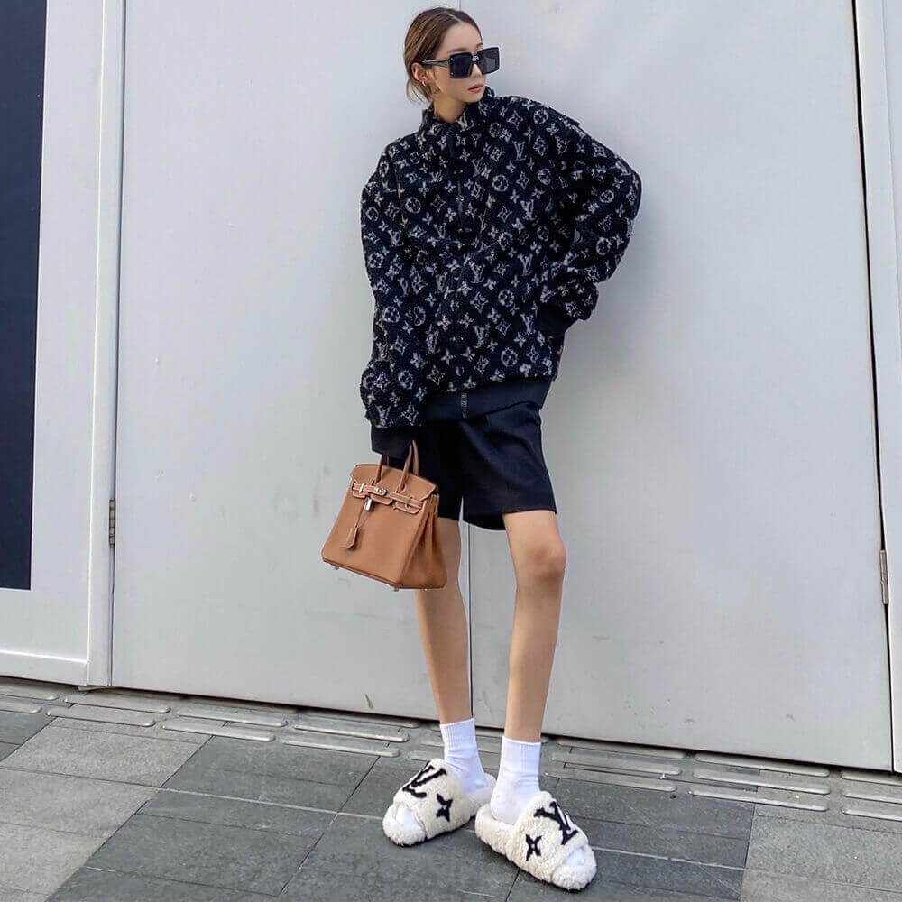 Louis Vuitton Monogram Jacquard Fleece Jacket