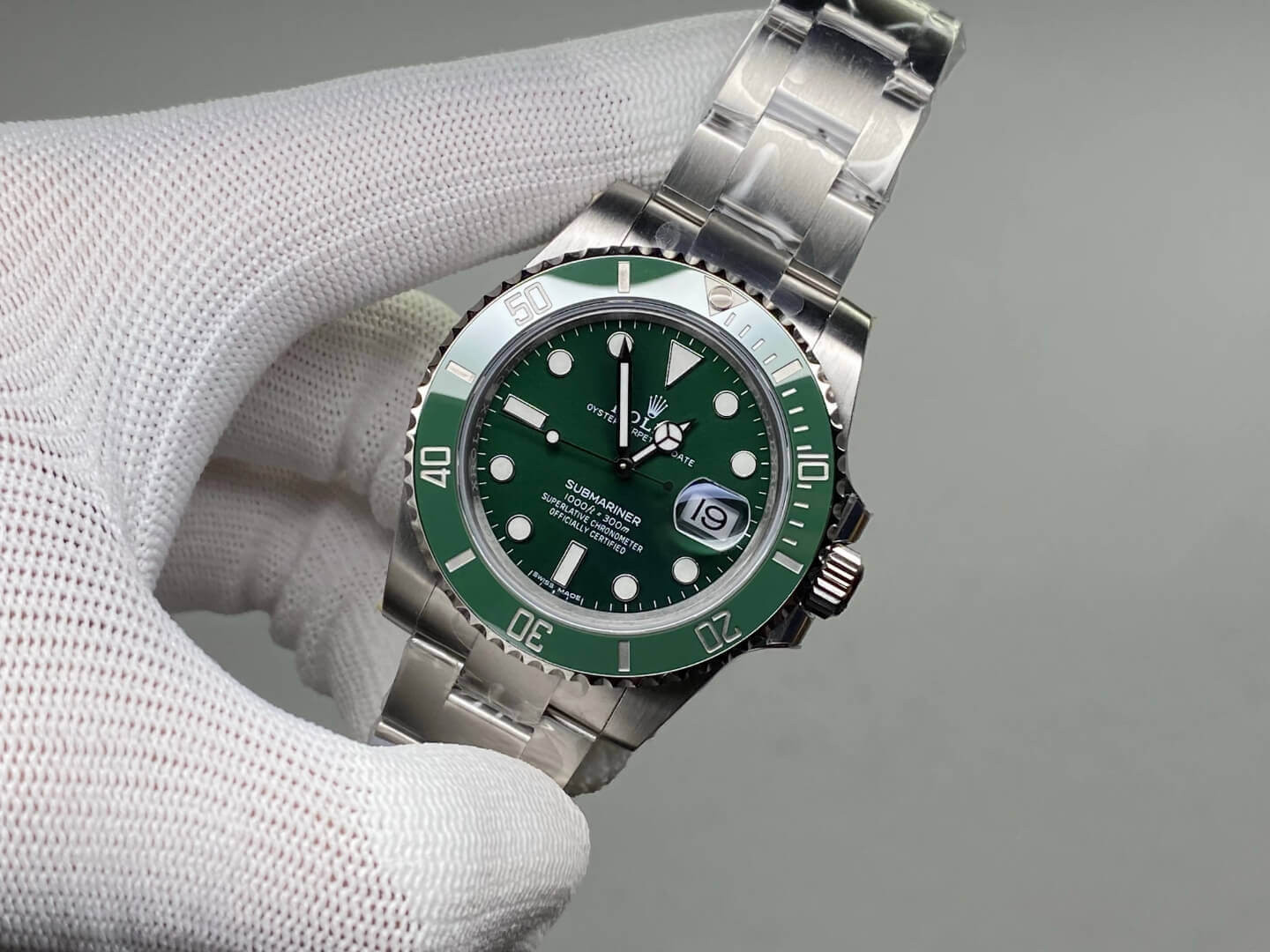 Rolex Submariner Date Watch Green M1166