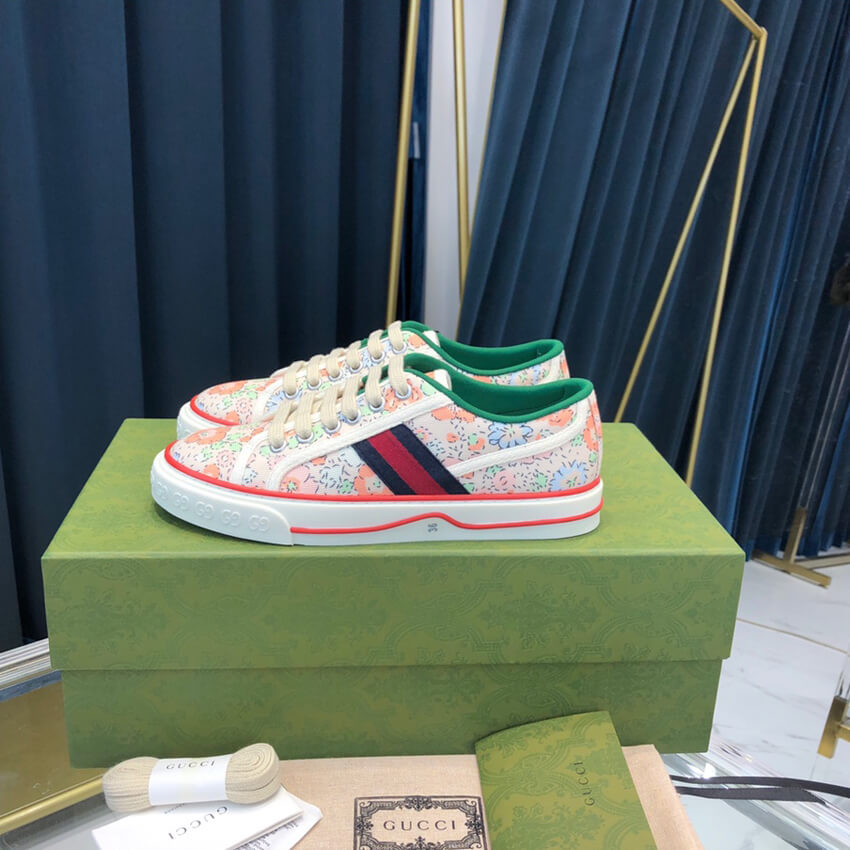 Gucci Tennis 1977 Liberty London Sneaker 606110