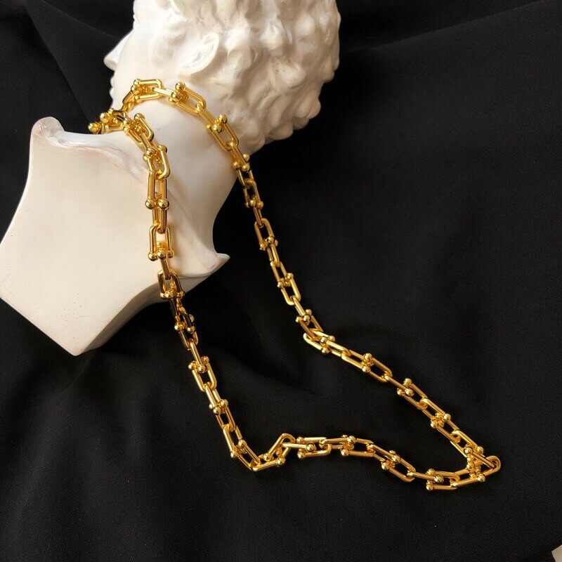 Tiffany & Co Graduated Link Necklace 9651