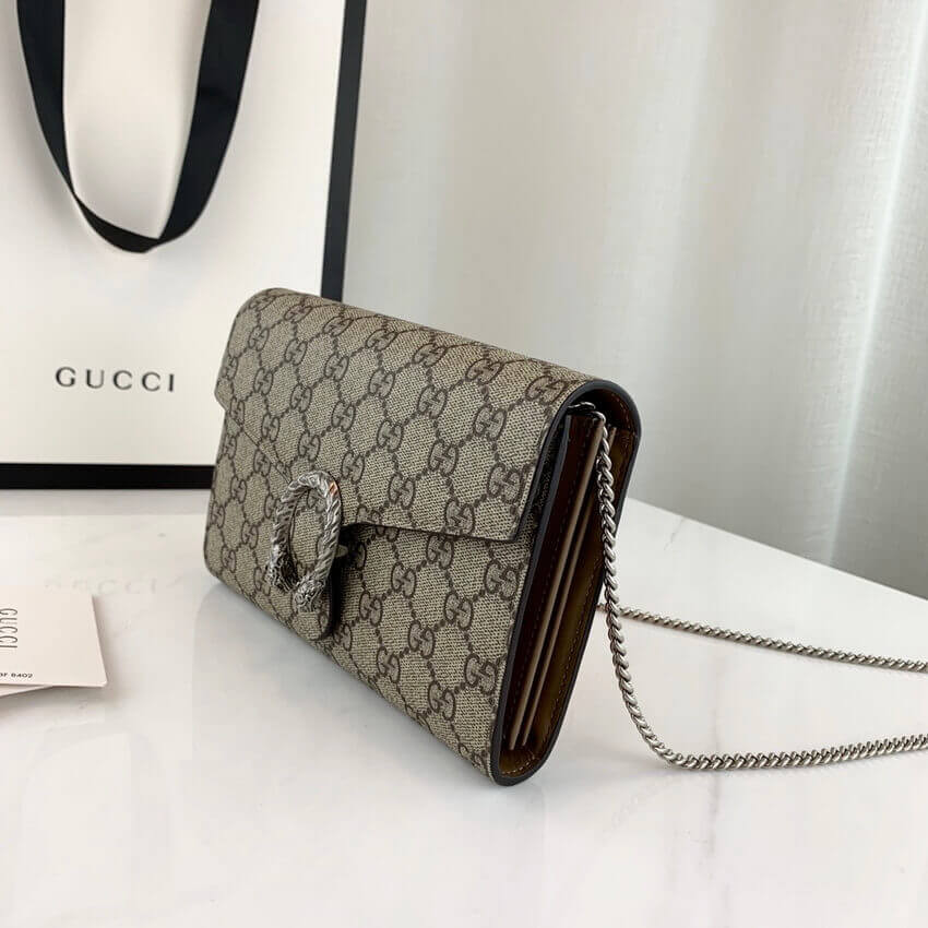 Gucci Dionysus GG Supreme Mini Chain Bag 401231