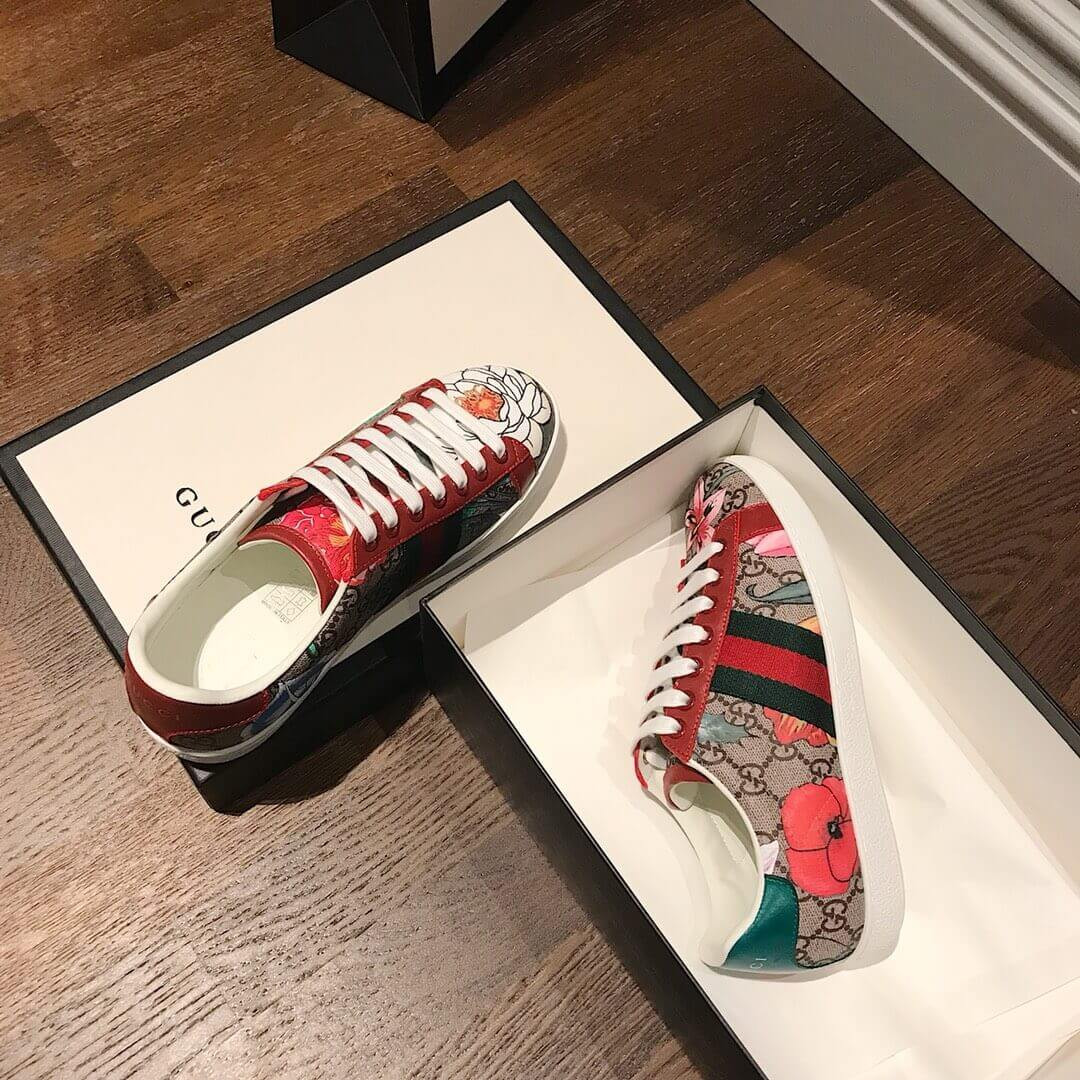 Gucci Ace GG Flora Sneaker 433900