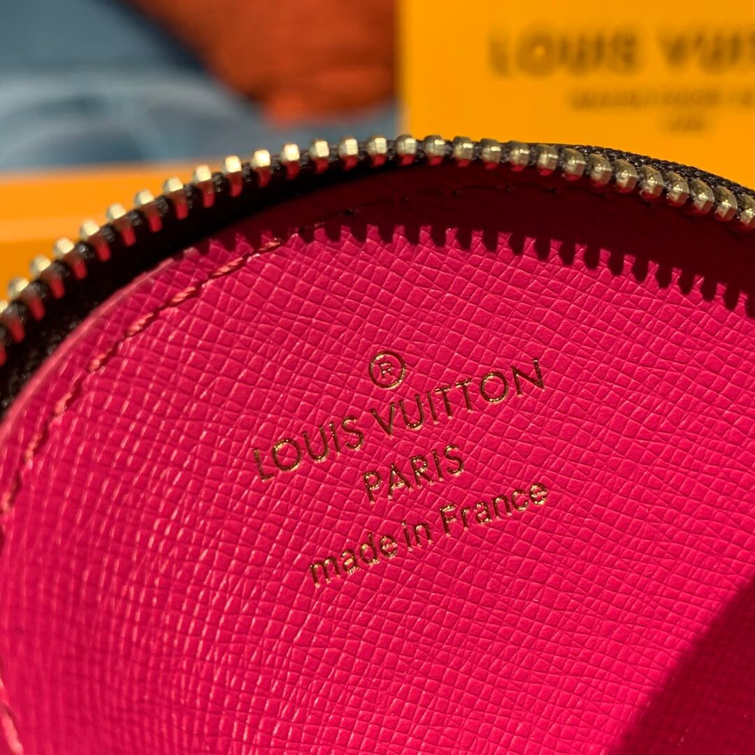 Louis Vuitton Courchevel Round Coin Purse M61926