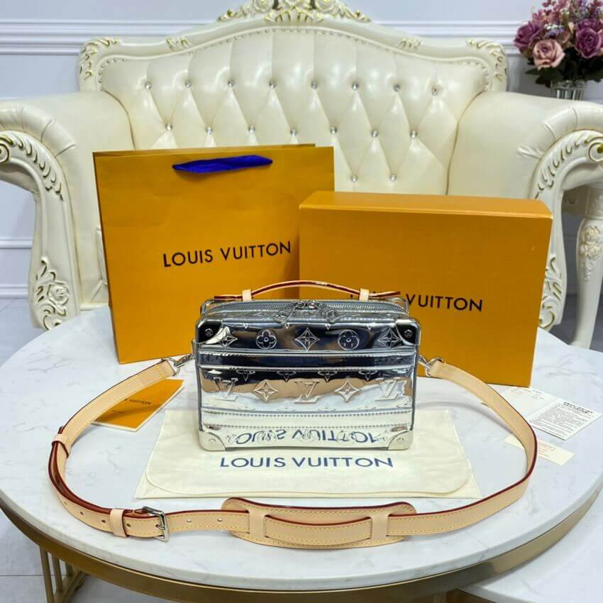 Louis Vuitton LVXNBA Handle Trunk Silver M45785
