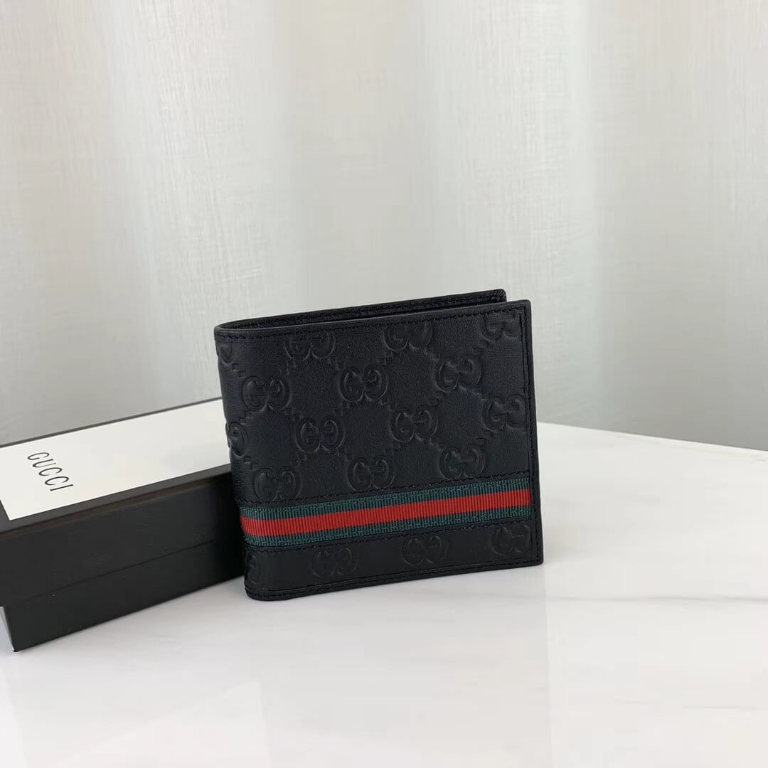 Guccissima Web Bi-fold Wallet 138042